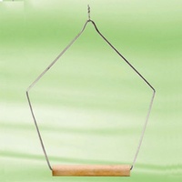 Wooden Swing with Perch Triangle - Large (13cm x 25cm)