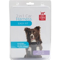 ALLPET 2 in 1 Dog Car Harness - Medium - Up to 15kg