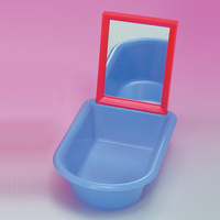Plastic Bird Bath Tub with Mirror (Unipet)