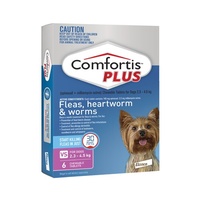 Comfortis PLUS Dogs 2.3-4.5 kgs - 6 Pack - Pink
