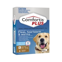 Comfortis PLUS for Dogs 27.1-54 kgs - 6 Pack - Brown