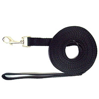 5 Metre Long Nylon Dog Lead - Black