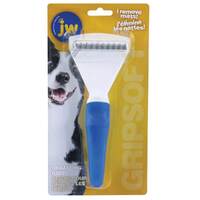 JW GripSoft Dematting Dog Rake