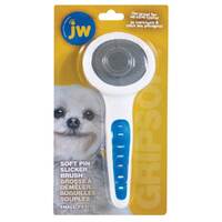 JW Grip Soft - Soft Pin Slicker Brush - Small