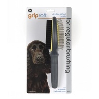 JW Grip Soft Double Sided Dog Brush
