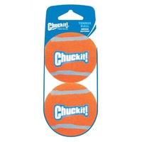 Chuck It Dog Tennis Balls for Launcher - Medium (6cm) - 2 Pack