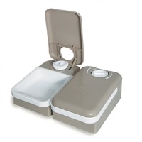 Eatwell 2 Meal Pet Feeder for Dogs & Cats