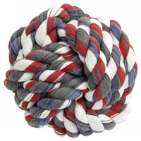 Mammoth Flossy Chews Monkey Fist Rope Dog Ball - Small (9cm)