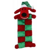 Christmas Loofa Dog Santa Mat - (33cm)
