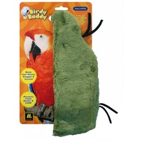 Birdy Buddy Bird Snuggle - Green - Large (28cm)