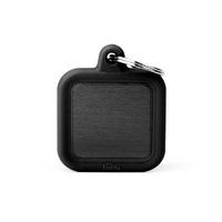 My Family Pet Tag - Hush - Square - Black