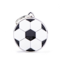 My Family Pet Tag Charm - Soccer Ball