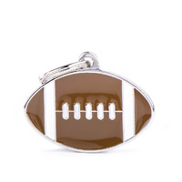 My Family Pet Tag Charm - American Football