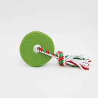 ZippyPaws Holiday Teether - Donut - Green (20x10cm)