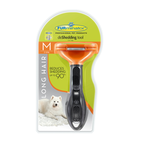FURminator deShedding tool for Long Hair Dogs - Medium (11-25kg)