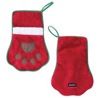 ZippyPaws Holiday Stocking - Red Paw (35x25cm)