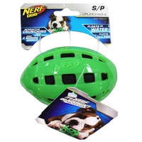 NERF Dog Crunchable Football - Small (10.2cm) - Green