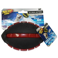 NERF Dog Illuma-Action Retriever LED Football - Medium (14cm)