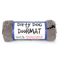 DGS Dirty Doormat for Dogs - Small - Grey