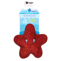 Spunky Pup Clean Earth Dog Toy - Starfish - Large