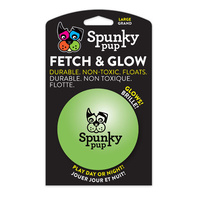 Spunky Pup Fetch & Glow Ball - Large (9cm)