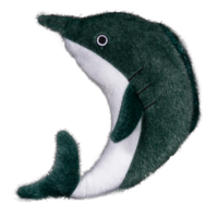 Spunky Pup Sea Plush Dog Toy - Dolphin - Small