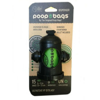Poop Bags Hydrant Dispenser - (With 1 Roll of 15 bags)