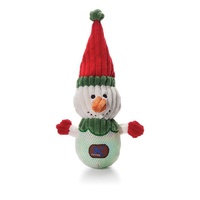 Christmas Snowballs Light Up Dog Toy - Snowman (32cm)