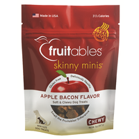 Fruitables Skinny Minis Apple & Bacon Falvour Dog Treats - 141.7g