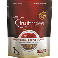 Fruitables Crispy Bacon & Apple Flavour Dog Treats - 198.5g