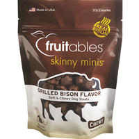 Fruitables Skinny Minis Grilled Bison Flavour Dog Treats - 141.7g