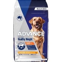 Advance Adult Healthy Weight Dry Dog Food - Chicken & Rice - 13kg