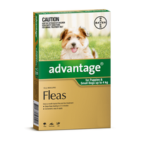 Advantage for Dogs up to 4 kgs - 6 Pack - Green