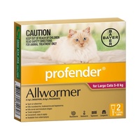 Profender for Cats 5-8 kg - 2 pack - Red