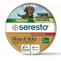 Seresto Flea & Tick Collar for Dogs over 8 kg