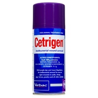 Cetrigen Antibacterial Wound Aerosol for Animals - 100g (Virbac)
