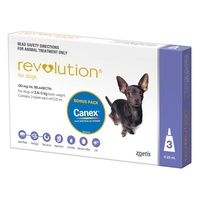 Revolution for Dogs 2.6-5 kgs - 3 Pack - Purple