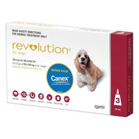 Revolution for Dogs 10.1-20 kgs - 3 Pack - Red