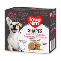 Love 'Em Shapes Beef & Cheese Supreme Flavour - 200g