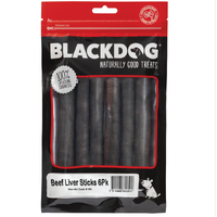 Blackdog Beef Liver Sticks - 6 Pack
