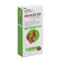 Bravecto for Medium Dogs 10-20 kg - Green - 1 TABLET (3 months)