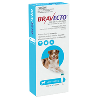 Bravecto SPOT-ON for Large Dogs 20-40kg - Blue (6 Months)