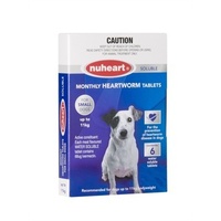 Nuheart for Small Dogs up to 11 kgs - Blue - 6 Pack