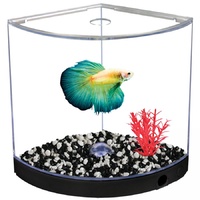 Aqua One BettaArc Betta Kit with LED Base Light - 1.2L - Black