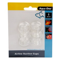 Aqua One Air Line Suction Cups - 6 Pack