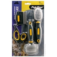 Pet One Cat & Small Animal Grooming Care Kit