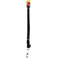 Pet One Reflective Nylon Dog Leash - 90cm x 40mm - Black