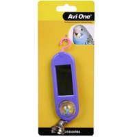 Avi One Bird Toy Double Sided Mirror with tumbling Ball