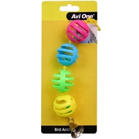 Avi One Bird Toy Geo Balls with bell