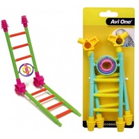 Avi One Bird Toy Construct A Game with Turning Rings